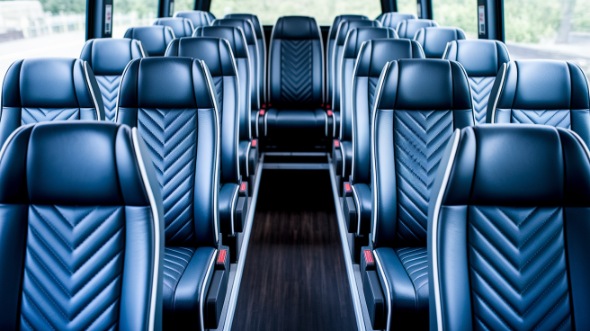 25 passenger minibus inside des moines