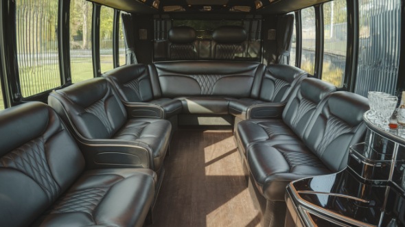 party bus rental inside des moines