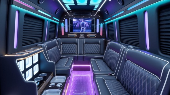 party bus rental interior des moines