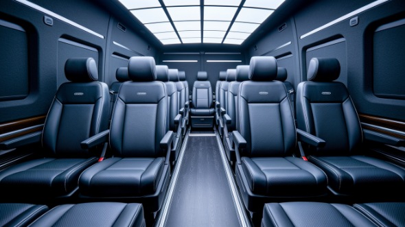 sprinter van with driver interior des moines
