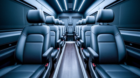sprinter van with driver rental des moines